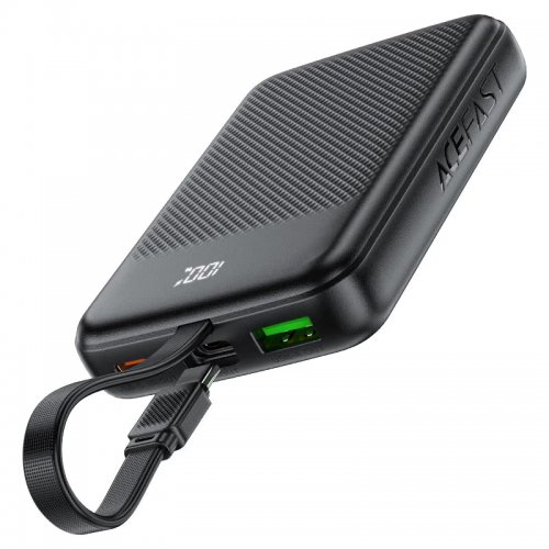 Powerbank Acefast M13 10000mAh 22.5W (6974316283959) Black купити в Україні: Київ, Львів, Хмельницький, Тернопіль, Івано-Франківськ | Низька ціна, відгуки, характеристики від TELEMART фото