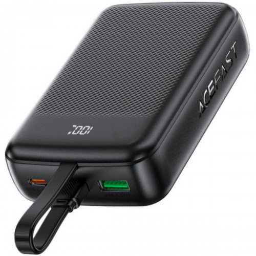 Powerbank Acefast M14 20000mAh 22.5W (6974316283966) Black купити в Україні: Київ, Львів, Хмельницький, Тернопіль, Івано-Франківськ | Низька ціна, відгуки, характеристики від TELEMART фото