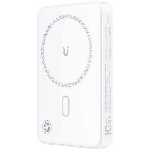 Powerbank Acefast M26 Magnetic Wireless 10000mAh 20W (6974316285212) White купити в Україні: Київ, Львів, Хмельницький, Тернопіль, Івано-Франківськ | Низька ціна, відгуки, характеристики від TELEMART фото