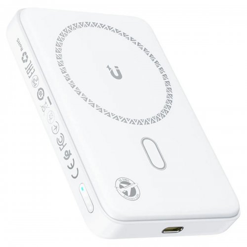 Powerbank Acefast M26 Magnetic Wireless 10000mAh 20W (6974316285212) White купити в Україні: Київ, Львів, Хмельницький, Тернопіль, Івано-Франківськ | Низька ціна, відгуки, характеристики від TELEMART фото