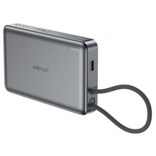 Powerbank Acefast M18 Magnetic Wireless 10000mAh 22.5W (6974316284017) Black купити в Україні: Київ, Львів, Хмельницький, Тернопіль, Івано-Франківськ | Низька ціна, відгуки, характеристики від TELEMART фото