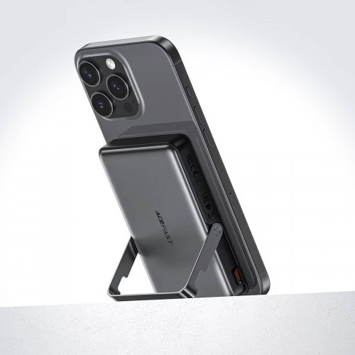 Powerbank Acefast M17 Magnetic Wireless 10000mAh 22.5W (6974316284000) Black купити в Україні: Київ, Львів, Хмельницький, Тернопіль, Івано-Франківськ | Низька ціна, відгуки, характеристики від TELEMART фото