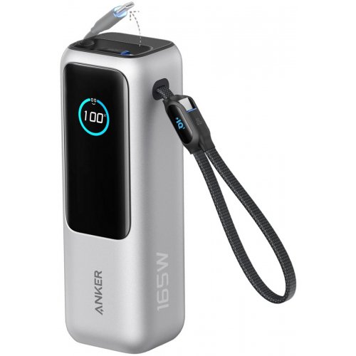 Powerbank Anker 25000mAh 165W (A1695H41) Silver купить в Украине: Киев, Днепр, Харьков, Одесса  | Низкая цена, отзывы, характеристики от TELEMART фото