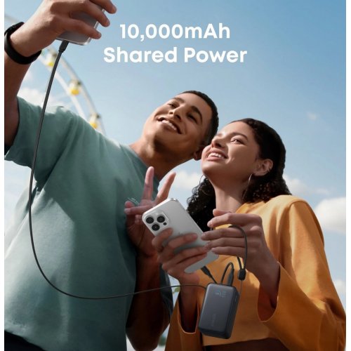 Powerbank Anker Nano 10000mAh 45W (A1638H11) Black купить в Украине: Киев, Днепр, Харьков, Одесса  | Низкая цена, отзывы, характеристики от TELEMART фото