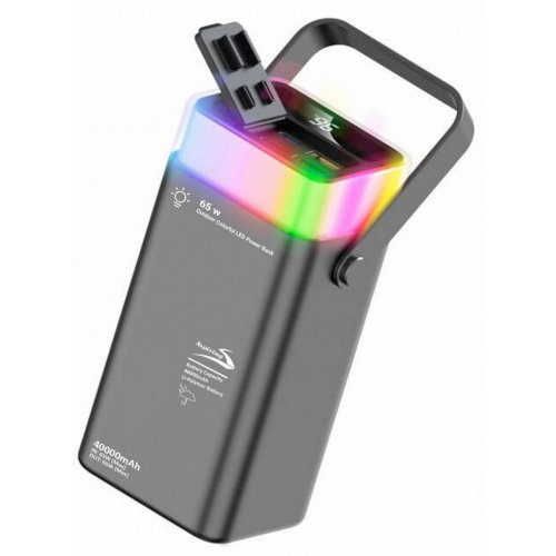 Powerbank Aspiring Vigor 40 40000mAh 65W (PPVG.V04) Black купить в Украине: Киев, Днепр, Харьков, Одесса  | Низкая цена, отзывы, характеристики от TELEMART фото