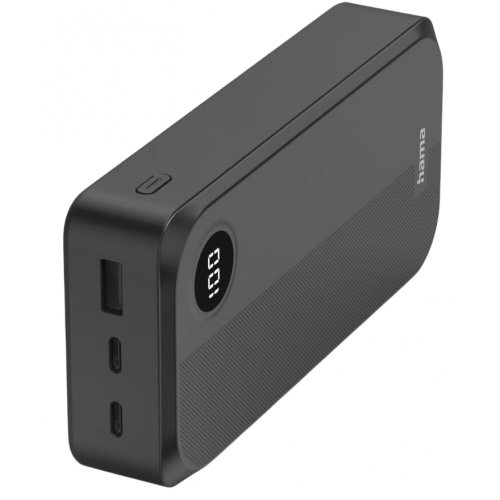Powerbank Hama 20000mAh 15W (00201755) Black купить в Украине: Киев, Днепр, Харьков, Одесса  | Низкая цена, отзывы, характеристики от TELEMART фото