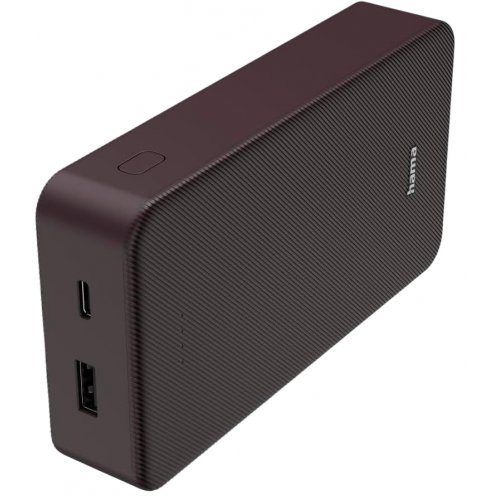 Powerbank Hama 20000mAh 15W (00201715) Plum купить в Украине: Киев, Днепр, Харьков, Одесса  | Низкая цена, отзывы, характеристики от TELEMART фото