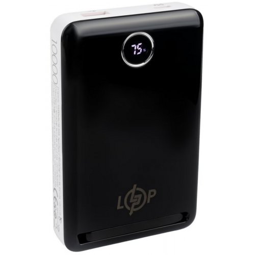 Powerbank LogicPower PQ17 10000mAh 22.5W (LP22571) Black купить в Украине: Киев, Днепр, Харьков, Одесса  | Низкая цена, отзывы, характеристики от TELEMART фото