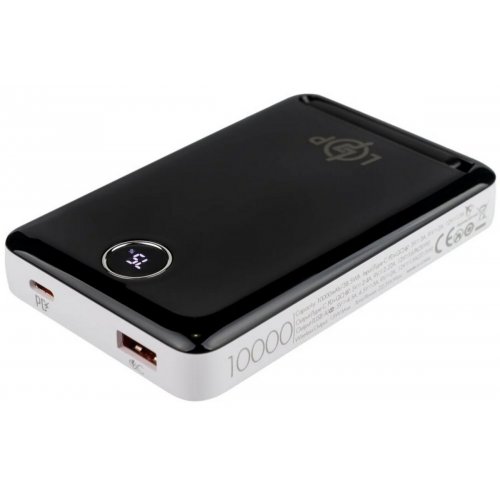 Powerbank LogicPower PQ17 10000mAh 22.5W (LP22571) Black купить в Украине: Киев, Днепр, Харьков, Одесса  | Низкая цена, отзывы, характеристики от TELEMART фото