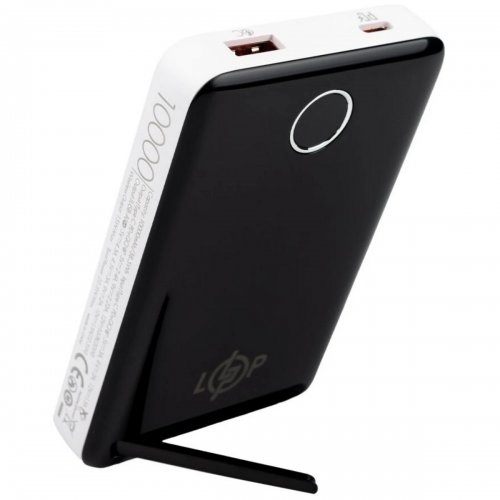 Powerbank LogicPower PQ17 10000mAh 22.5W (LP22571) Black купить в Украине: Киев, Днепр, Харьков, Одесса  | Низкая цена, отзывы, характеристики от TELEMART фото