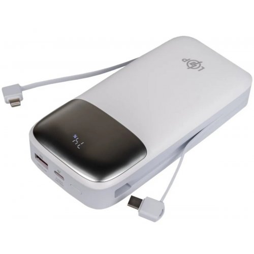 Powerbank LogicPower PQ20 20000mAh 22.5W (LP31341) White купить в Украине: Киев, Днепр, Харьков, Одесса  | Низкая цена, отзывы, характеристики от TELEMART фото