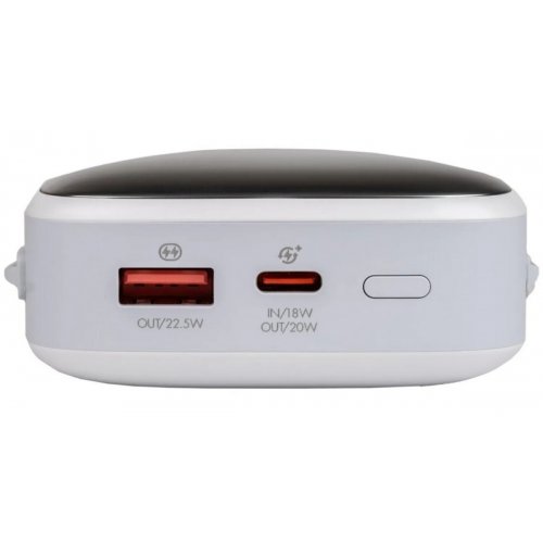 Powerbank LogicPower PQ20 20000mAh 22.5W (LP31341) White купить в Украине: Киев, Днепр, Харьков, Одесса  | Низкая цена, отзывы, характеристики от TELEMART фото