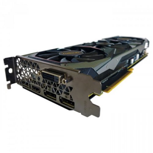 Продать Видеокарта Manli GeForce GTX 1080 TI Gallardo RGB 11264MB (M-NGTX1080TIG/5RIHDPPP-F372G) по Trade-In интернет-магазине Телемарт - Киев, Днепр, Украина фото