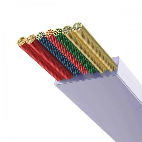 Кабель Baseus Bright Mirror 2 Series Retractable 3 in 1 USB Type-C to Lightning/Micro-USB/Type-C 100W 1.1m (CAMJ010205) Black купити в Україні: Київ, Львів, Хмельницький, Тернопіль, Івано-Франківськ | Низька ціна, відгуки, характеристики від TELEMART фото