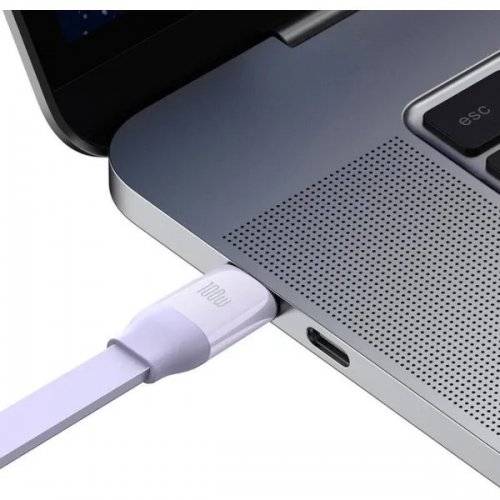 Кабель Baseus Bright Mirror 2 Series Retractable 3 in 1 USB Type-C to Lightning/Micro-USB/Type-C 100W 1.1m (CAMJ010205) Black купити в Україні: Київ, Львів, Хмельницький, Тернопіль, Івано-Франківськ | Низька ціна, відгуки, характеристики від TELEMART фото