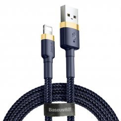 Кабель Baseus Cafule USB to Lightning 1.5A 2m (CALKLF-CV3) Blue/Gold