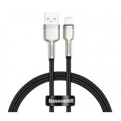 Кабель Baseus Cafule USB to Lightning 2.4A 0.25m (CALJK-01) Black