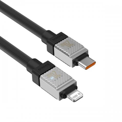 Кабель Baseus CoolPlay USB Type-C to Lightning 20W 1m (CAKW000001) Black купити в Україні: Київ, Львів, Хмельницький, Тернопіль, Івано-Франківськ | Низька ціна, відгуки, характеристики від TELEMART фото