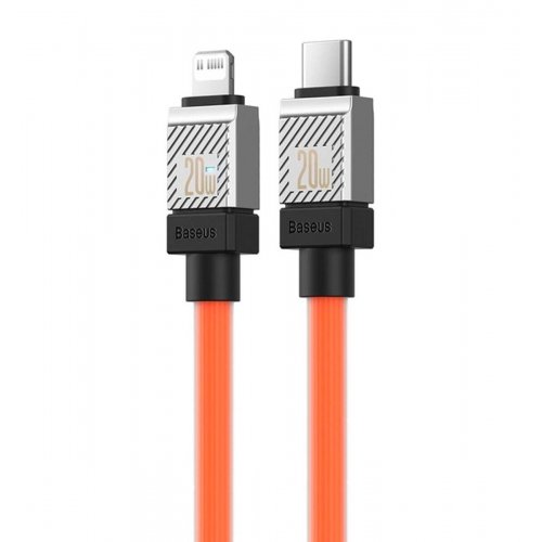 Кабель Baseus CoolPlay USB Type-C to Lightning 20W 1m (CAKW000007) Orange купити в Україні: Київ, Львів, Хмельницький, Тернопіль, Івано-Франківськ | Низька ціна, відгуки, характеристики від TELEMART фото