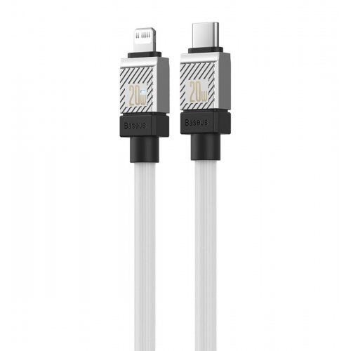 Кабель Baseus CoolPlay USB Type-C to Lightning 20W 1m (CAKW000002) White купити в Україні: Київ, Львів, Хмельницький, Тернопіль, Івано-Франківськ | Низька ціна, відгуки, характеристики від TELEMART фото