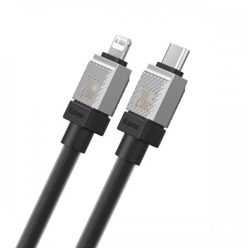 Кабель Baseus CoolPlay USB Type-C to Lightning 20W 2m (CAKW000101) Black купити в Україні: Київ, Львів, Хмельницький, Тернопіль, Івано-Франківськ | Низька ціна, відгуки, характеристики від TELEMART фото