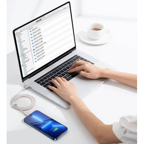 Кабель Baseus Crystal Shine Series USB Type-C to Lightning 20W 1.2m (CAJY001304) Pink купити в Україні: Київ, Львів, Хмельницький, Тернопіль, Івано-Франківськ | Низька ціна, відгуки, характеристики від TELEMART фото