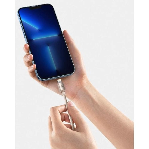 Кабель Baseus Crystal Shine Series USB Type-C to Lightning 20W 1.2m (CAJY001304) Pink купити в Україні: Київ, Львів, Хмельницький, Тернопіль, Івано-Франківськ | Низька ціна, відгуки, характеристики від TELEMART фото