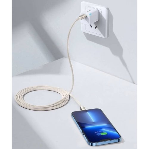 Кабель Baseus Crystal Shine Series USB Type-C to Lightning 20W 2m (CAJY001404) Pink купити в Україні: Київ, Львів, Хмельницький, Тернопіль, Івано-Франківськ | Низька ціна, відгуки, характеристики від TELEMART фото