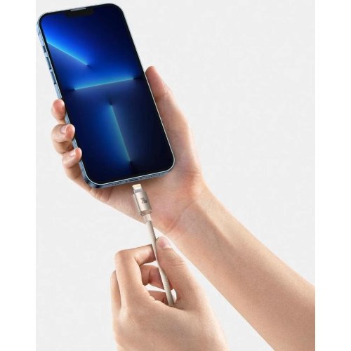 Кабель Baseus Crystal Shine Series USB Type-C to Lightning 20W 2m (CAJY001404) Pink купити в Україні: Київ, Львів, Хмельницький, Тернопіль, Івано-Франківськ | Низька ціна, відгуки, характеристики від TELEMART фото