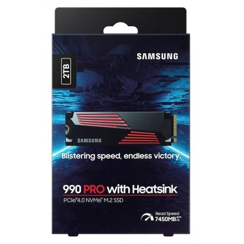 Ssd-диск Samsung 990 PRO V-NAND 3-bit MLC 2TB M.2 (2280 PCI-E) NVMe 2.0 (MZ-V9P2T0CW) (Состояние нового, 866879) купить в Украине: Киев, Днепр, Харьков, Одесса  | Проверка совместимости, низкая цена, отзывы, характеристики от TELEMART фото