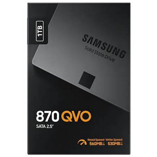 Ssd-диск Samsung 870 QVO V-NAND MLC 1TB 2.5" (MZ-77Q1T0BW) (Восстановлено продавцом, 866881) купить в Украине: Киев, Днепр, Харьков, Одесса  | Проверка совместимости, низкая цена, отзывы, характеристики от TELEMART фото