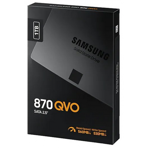 Ssd-диск Samsung 870 QVO V-NAND MLC 1TB 2.5" (MZ-77Q1T0BW) (Восстановлено продавцом, 866881) купить в Украине: Киев, Днепр, Харьков, Одесса  | Проверка совместимости, низкая цена, отзывы, характеристики от TELEMART фото