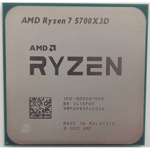 Процесор AMD Ryzen 7 5700X3D 3.0(4.1)GHz 96MB sAM4 Box (100-100001503WOF) (Відновлено продавцем, 866898) купити в Україні: Київ, Львів, Хмельницький, Тернопіль, Івано-Франківськ | Перевірка сумісності, низька ціна, відгуки, характеристики від TELEMART фото