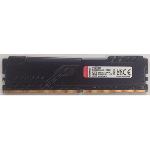 Озу Kingston DDR4 8GB 3200Mhz FURY Beast Black (KF432C16BB/8) (Восстановлено продавцом, 866902) купить в Украине: Киев, Днепр, Харьков, Одесса  | Проверка совместимости, низкая цена, отзывы, характеристики от TELEMART фото
