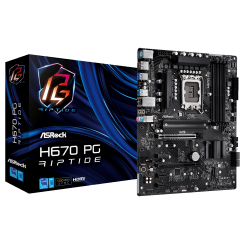 Материнська плата AsRock H670 PG Riptide (s1700, Intel H670) (Відновлено продавцем, 866923)