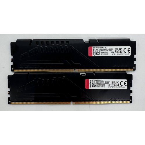 Озу Kingston DDR5 16GB (2x8GB) 5600MHz FURY Beast Black (KF556C40BBK2-16) (Восстановлено продавцом, 866924) купить в Украине: Киев, Днепр, Харьков, Одесса  | Проверка совместимости, низкая цена, отзывы, характеристики от TELEMART фото