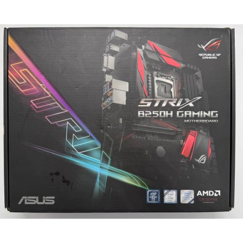 Материнская плата Asus ROG STRIX B250H GAMING (s1151, Intel B250) (Восстановлено продавцом, 866942) купить в Украине: Киев, Днепр, Харьков, Одесса  | Проверка совместимости, низкая цена, отзывы, характеристики от TELEMART фото