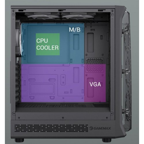 Уцінка корпус GAMEMAX Starlight 2 A Tempered Glass без БЖ Black (Розкрита упаковка, 866974) купити в Україні: Київ, Львів, Хмельницький, Тернопіль, Івано-Франківськ | Перевірка сумісності, низька ціна, відгуки, характеристики від TELEMART фото