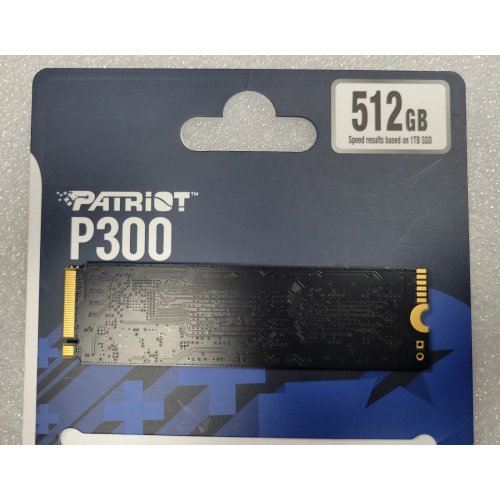 Уценка ssd-диск Patriot P300 512GB M.2 (2280 PCI-E) NVMe x4 (P300P512GM28) (Следы использования, 866990) купить в Украине: Киев, Днепр, Харьков, Одесса  | Проверка совместимости, низкая цена, отзывы, характеристики от TELEMART фото