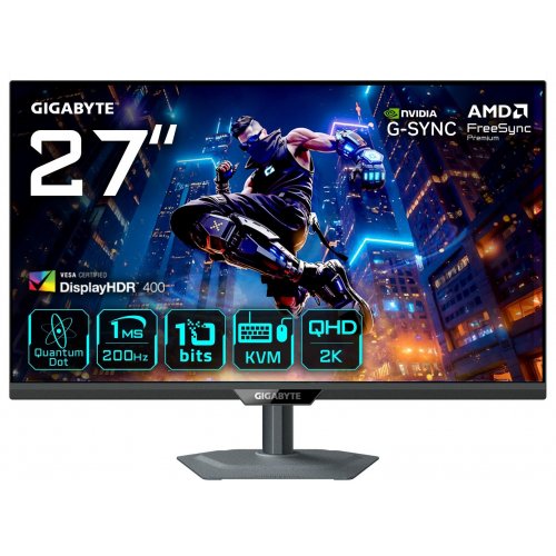 Уценка монитор Gigabyte 27" M27Q2 QD Black (Вскрытая упаковка, 867005) купить в Украине: Киев, Днепр, Харьков, Одесса  | Низкая цена, отзывы, характеристики от TELEMART фото