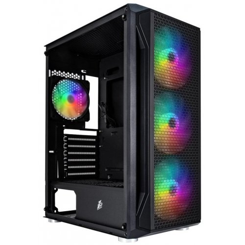 Корпус 1stPlayer X5-BK-4F1 без БЖ Black (Відновлено продавцем, 867013) купити в Україні: Київ, Львів, Хмельницький, Тернопіль, Івано-Франківськ | Перевірка сумісності, низька ціна, відгуки, характеристики від TELEMART фото