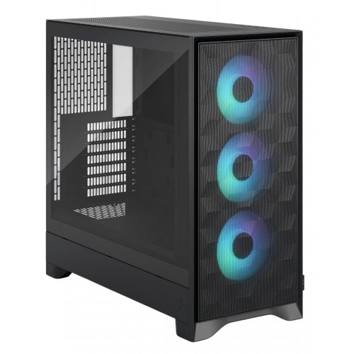 Корпус Fractal Design Pop 2 Air RGB Tempered Glass без БП (FD-C-POA2A-03) Black купить в Украине: Киев, Днепр, Харьков, Одесса  | Проверка совместимости, низкая цена, отзывы, характеристики от TELEMART фото
