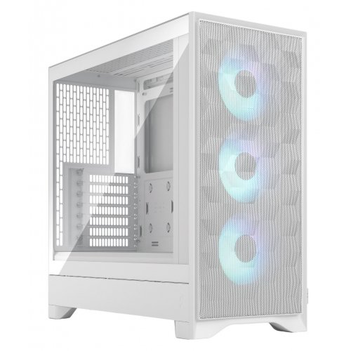 Корпус Fractal Design Pop 2 Air RGB Tempered Glass без БП (FD-C-POA2A-04) White купить в Украине: Киев, Днепр, Харьков, Одесса  | Проверка совместимости, низкая цена, отзывы, характеристики от TELEMART фото