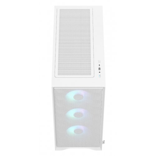 Корпус Fractal Design Pop 2 Air RGB Tempered Glass без БП (FD-C-POA2A-04) White купить в Украине: Киев, Днепр, Харьков, Одесса  | Проверка совместимости, низкая цена, отзывы, характеристики от TELEMART фото