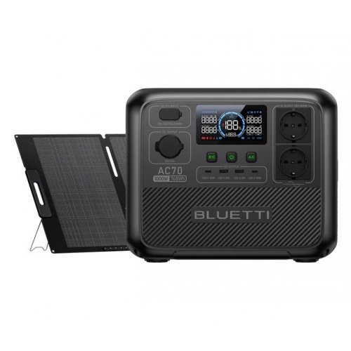 Зарядна станція BLUETTI AC70 1000W 768Wh купити в Україні: Київ, Львів, Хмельницький, Тернопіль, Івано-Франківськ | Низька ціна, відгуки, характеристики від TELEMART фото