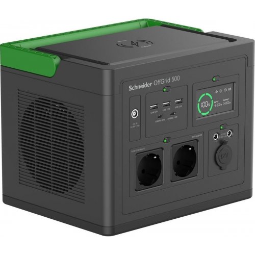 Зарядна станція APC Schneider OffGrid 500 500W 517Wh (PPS500-GR) купити в Україні: Київ, Львів, Хмельницький, Тернопіль, Івано-Франківськ | Низька ціна, відгуки, характеристики від TELEMART фото