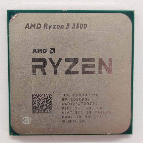 Процессор AMD Ryzen 5 3500 3.6(4.1)GHz sAM4 Tray (100-000000050) (Восстановлено продавцом, 867103) купить в Украине: Киев, Днепр, Харьков, Одесса  | Проверка совместимости, низкая цена, отзывы, характеристики от TELEMART фото