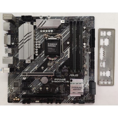 Материнська плата Asus PRIME Z490M-PLUS (s1200, Intel Z490) (Відновлено продавцем, 867105) купити в Україні: Київ, Львів, Хмельницький, Тернопіль, Івано-Франківськ | Перевірка сумісності, низька ціна, відгуки, характеристики від TELEMART фото