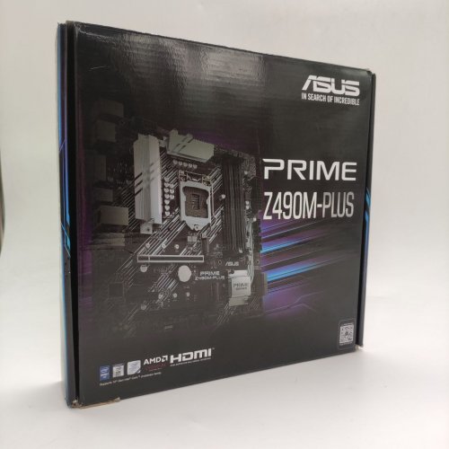 Материнська плата Asus PRIME Z490M-PLUS (s1200, Intel Z490) (Відновлено продавцем, 867105) купити в Україні: Київ, Львів, Хмельницький, Тернопіль, Івано-Франківськ | Перевірка сумісності, низька ціна, відгуки, характеристики від TELEMART фото