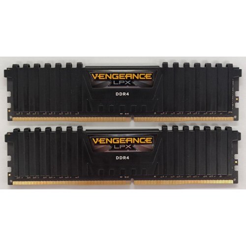 Озп Corsair DDR4 16GB (2x8GB) 3600Mhz Vengeance LPX Black (CMK16GX4M2D3600C16) (Відновлено продавцем, 867108) купити в Україні: Київ, Львів, Хмельницький, Тернопіль, Івано-Франківськ | Перевірка сумісності, низька ціна, відгуки, характеристики від TELEMART фото